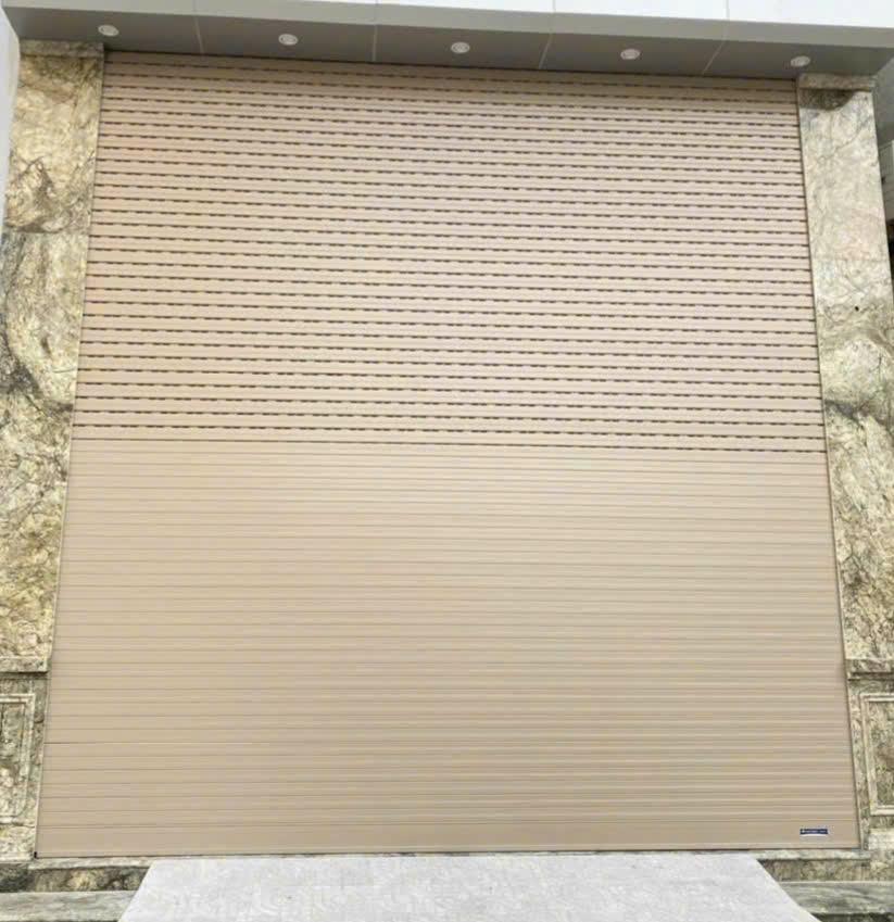 Cửa cuốn nhôm B100S Bản lớn siêu trường