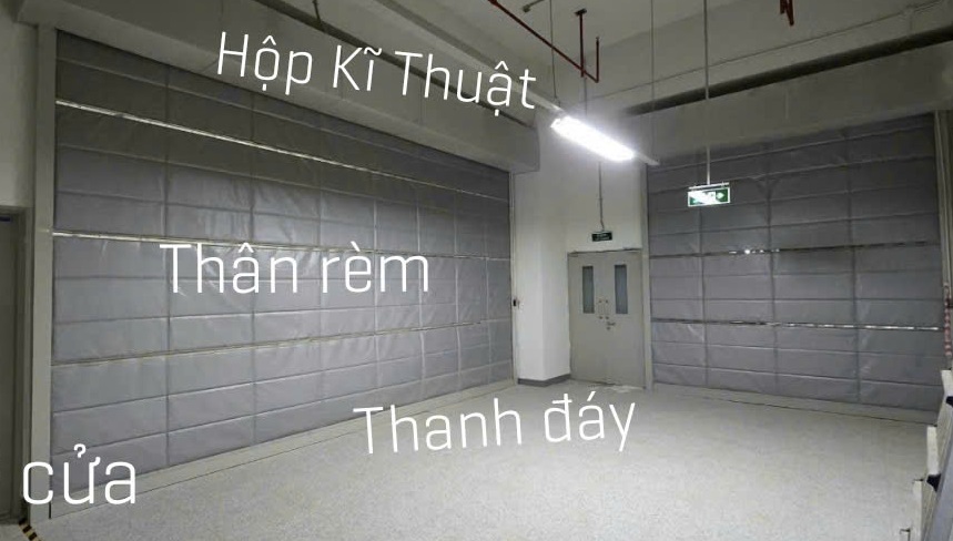 cấu tạo màn cuốn ngăn cháy