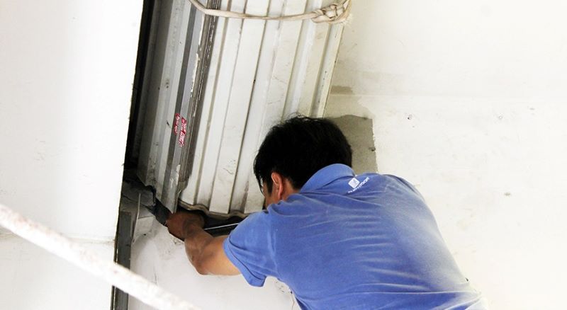 sửa chữa cửa cuốn ở quận Long Biên